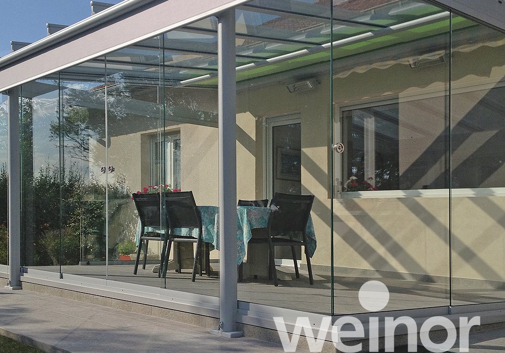 Oasis de verre® weinor Système d'ombrage sous toit