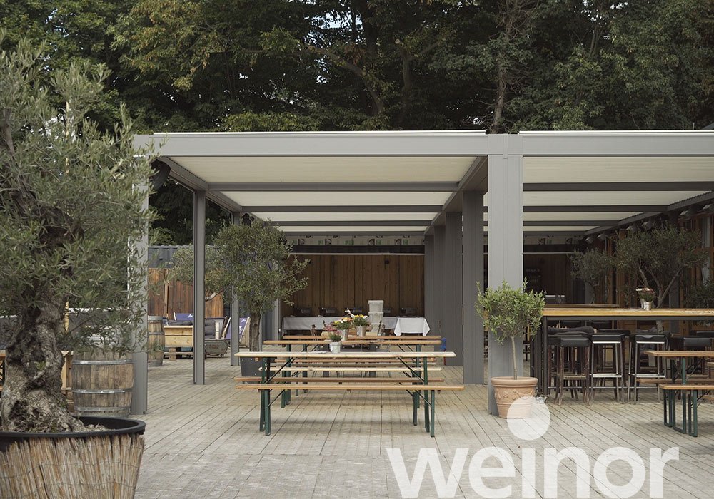 Köln: Mehr Bewirtungsfläche mit
dem weinor Lamellendach Artares