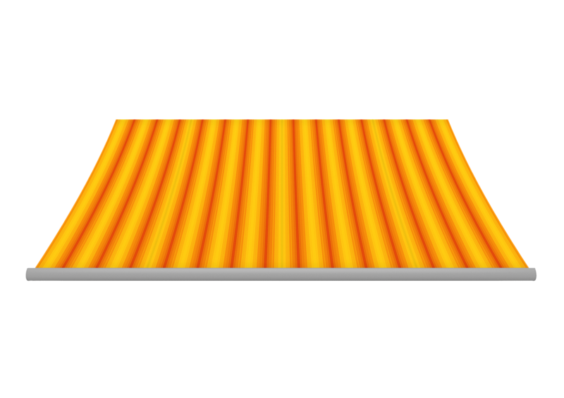 Zonweringdoek: yellow/orange (Dessinnr.: P | 8-101), Collectie: modern basics blue@