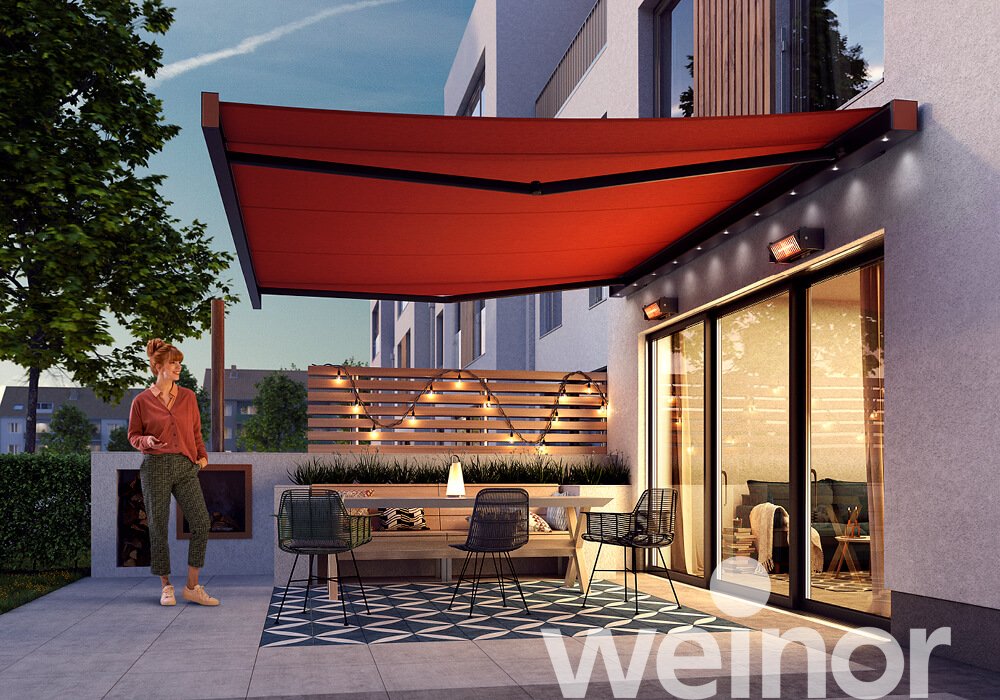 Zonneschermen weinor Smaila met ledspots