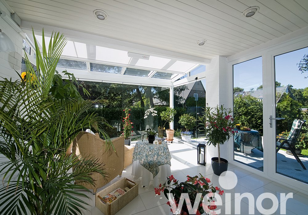 Oasis de verre® weinor Système d'ombrage sous toit