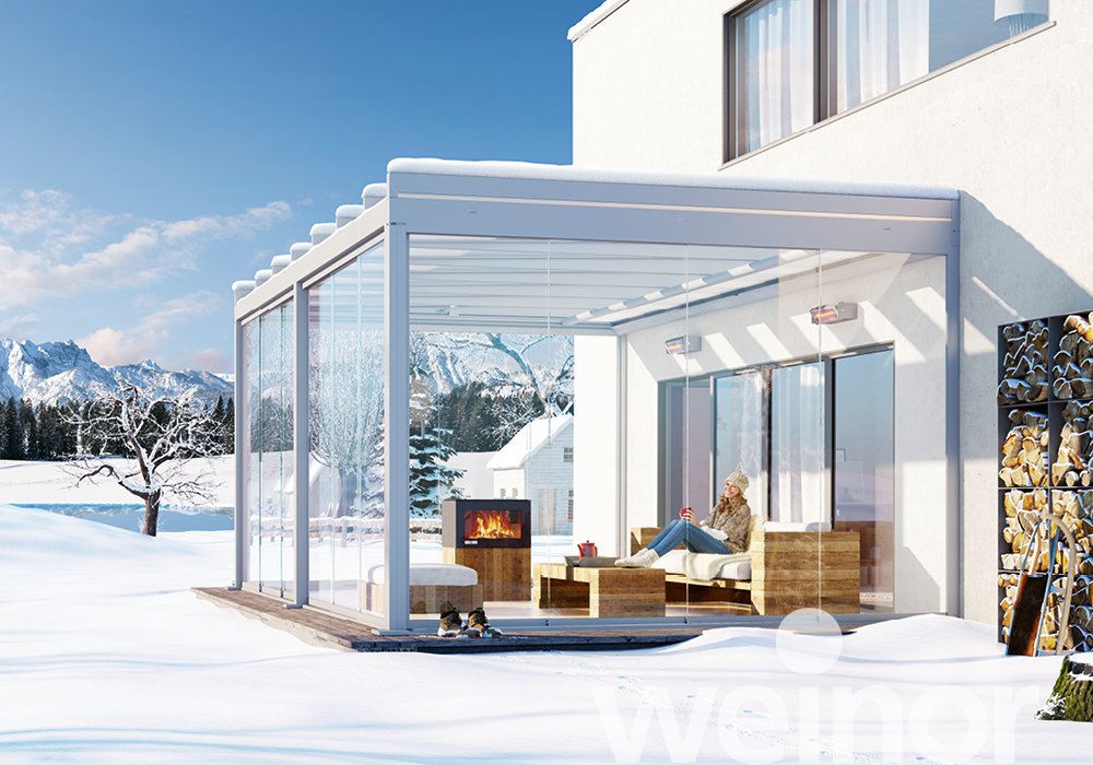 Oasis de verre® weinor Inspiration oasis de verre®, Système d'ombrage sous toit