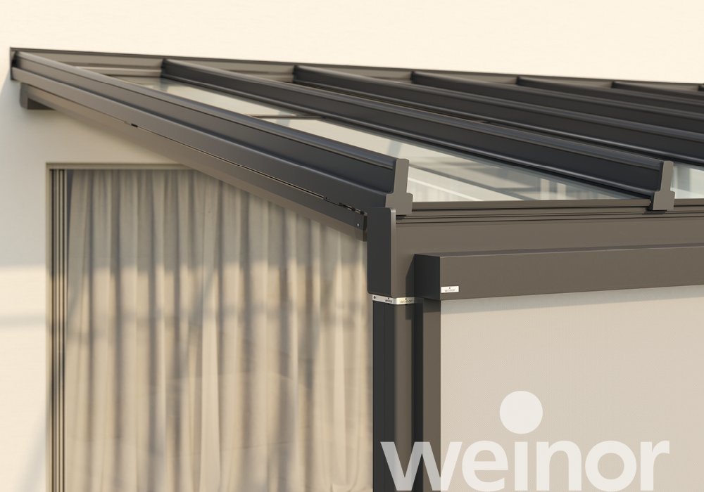 Glas-Terrassendach weinor Terrazza Sempra Close up