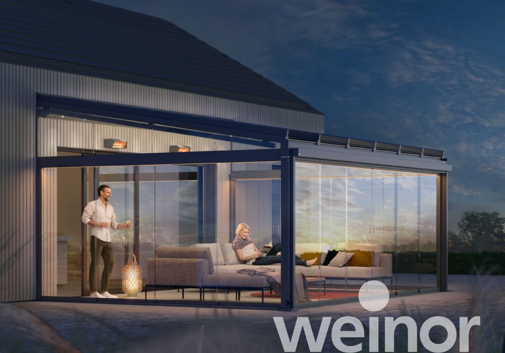 Oasis de verre® weinor Système d'ombrage sous toit