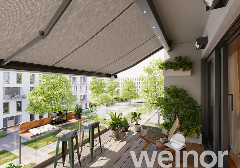 Zonneschermen weinor Smaila met ledspots