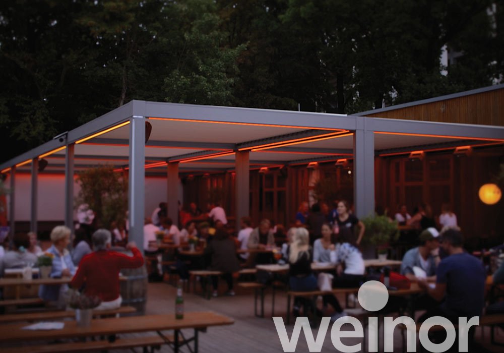 Köln: Mehr Bewirtungsfläche mit
dem weinor Lamellendach Artares