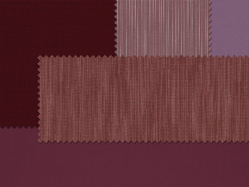 Muster aus verschiedenen Stofftexturen in Rot- und Violetttönen. Muster aus verschiedenen Stofftexturen in Rot- und Violetttönen.