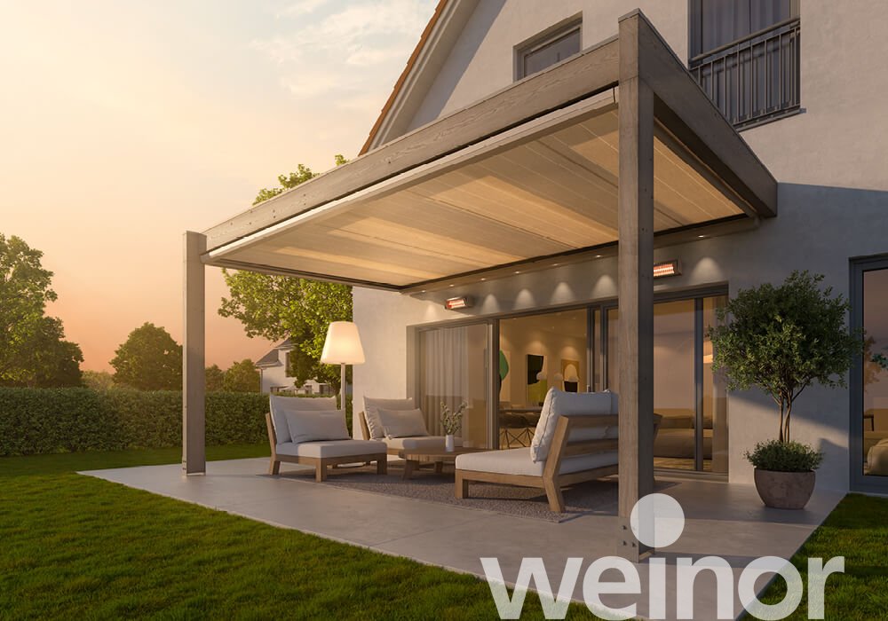 Wintergarten-Markise weinor Sottezza mit LED-Spots