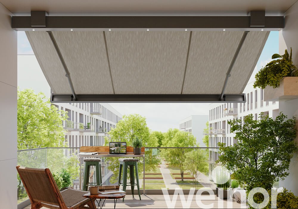 Zonneschermen weinor Smaila met ledspots