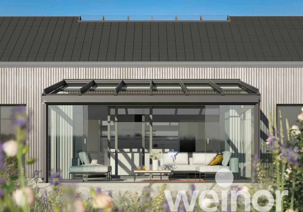 Oasis de verre® weinor Système d'ombrage sous toit
