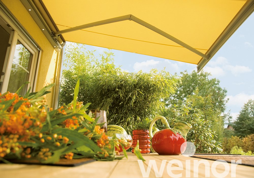 Markise weinor Semina mit separater LED Design Leiste