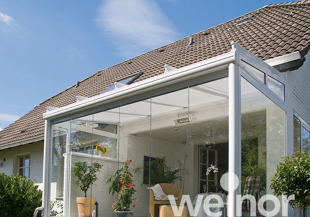 Oasis de verre® weinor Système d'ombrage sous toit