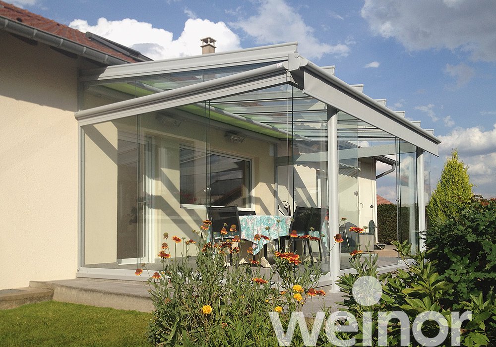 Oasis de verre® weinor Système d'ombrage sous toit