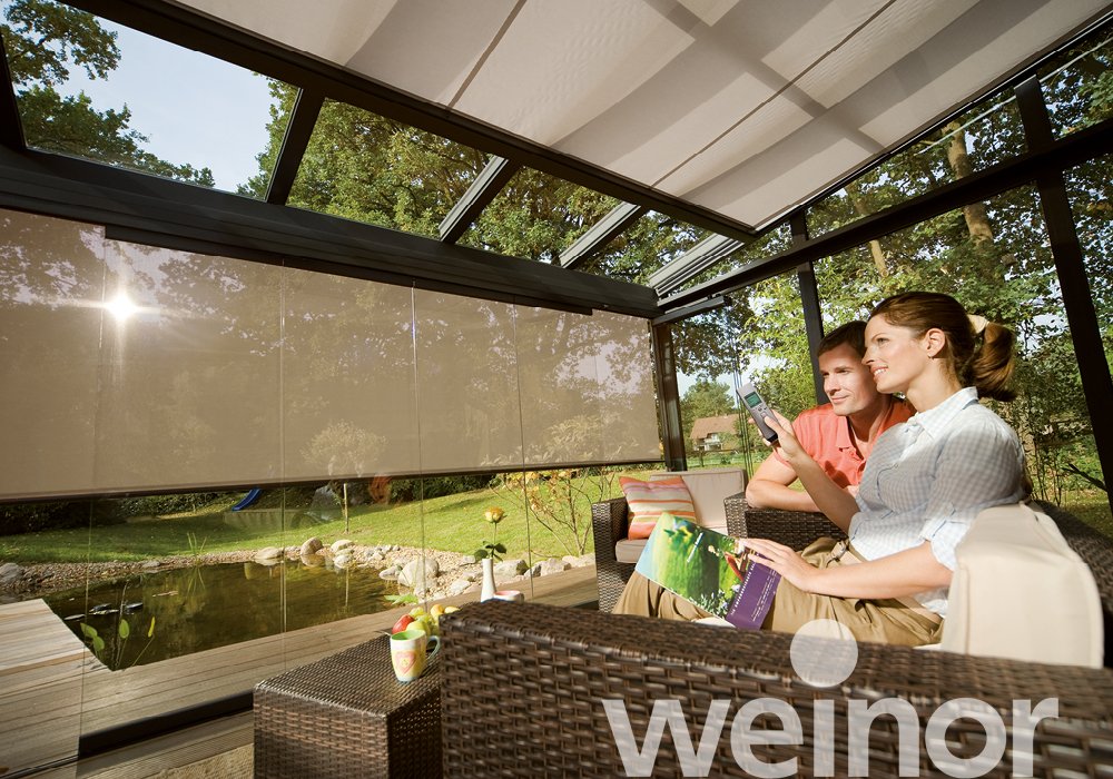 Oasis de verre® weinor Dispositif d'ombrage latéral