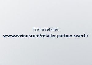 Website link and text encouraging users to find a retailer.